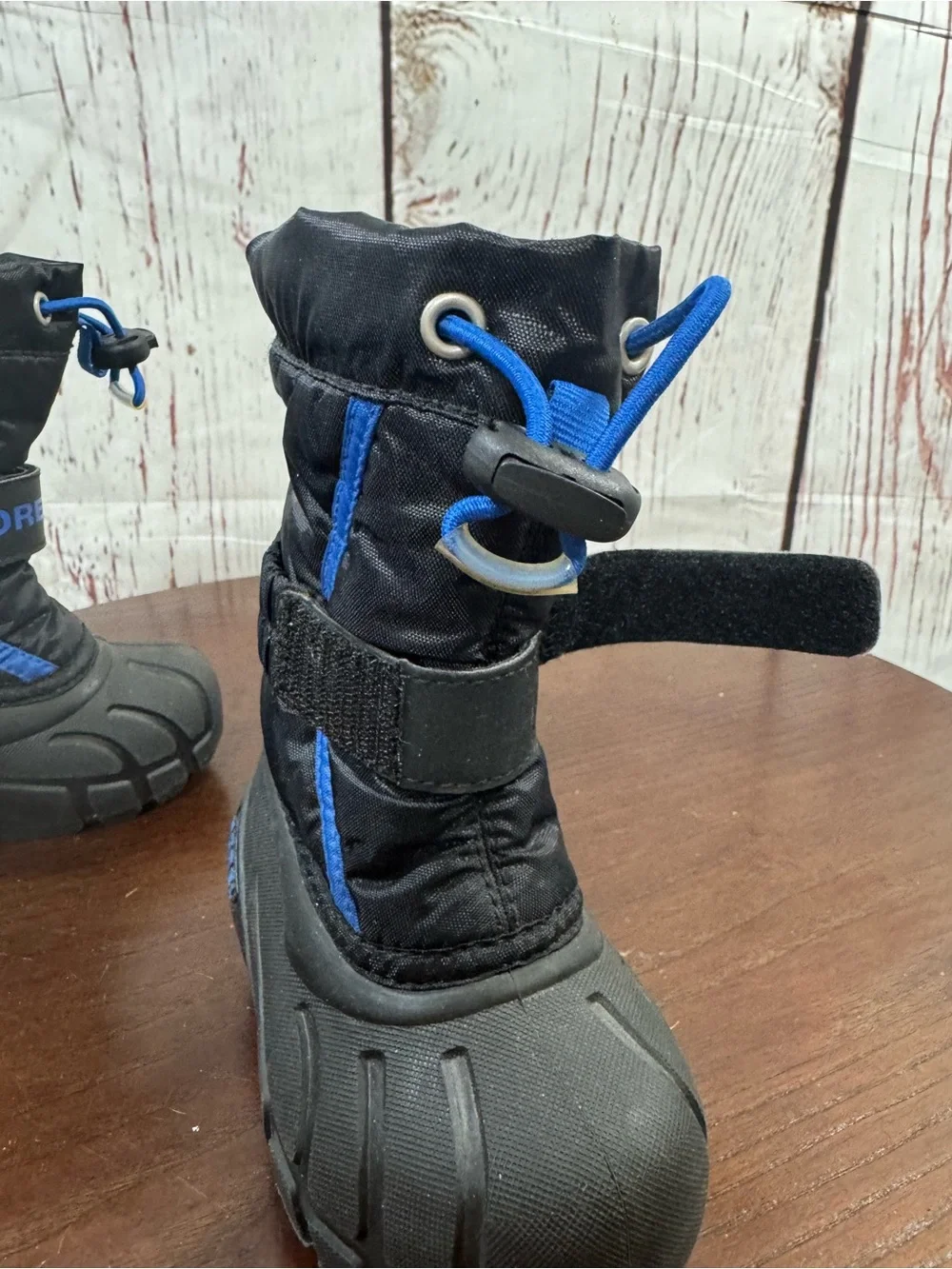 Sorel Black & Blue Snow Boots Baby Toddler size 5